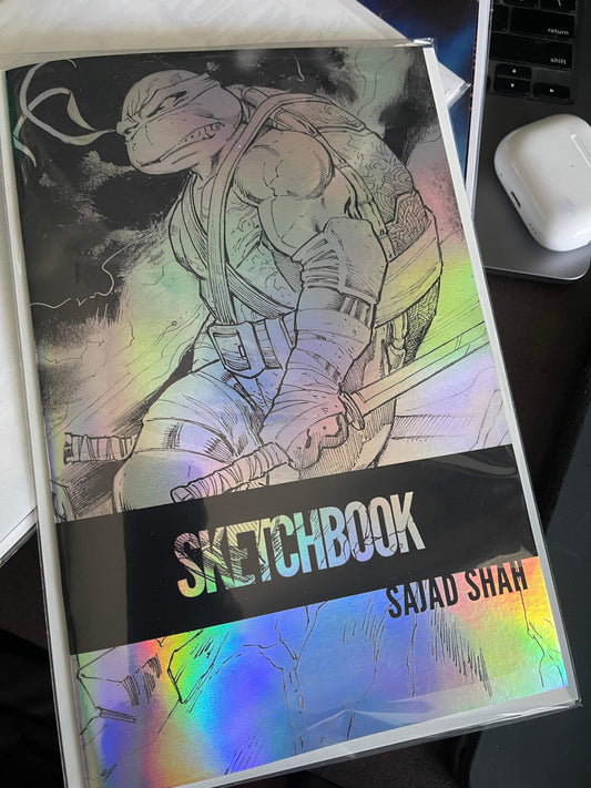 Art of Sajad Shah Sketchbook FOIL limited run